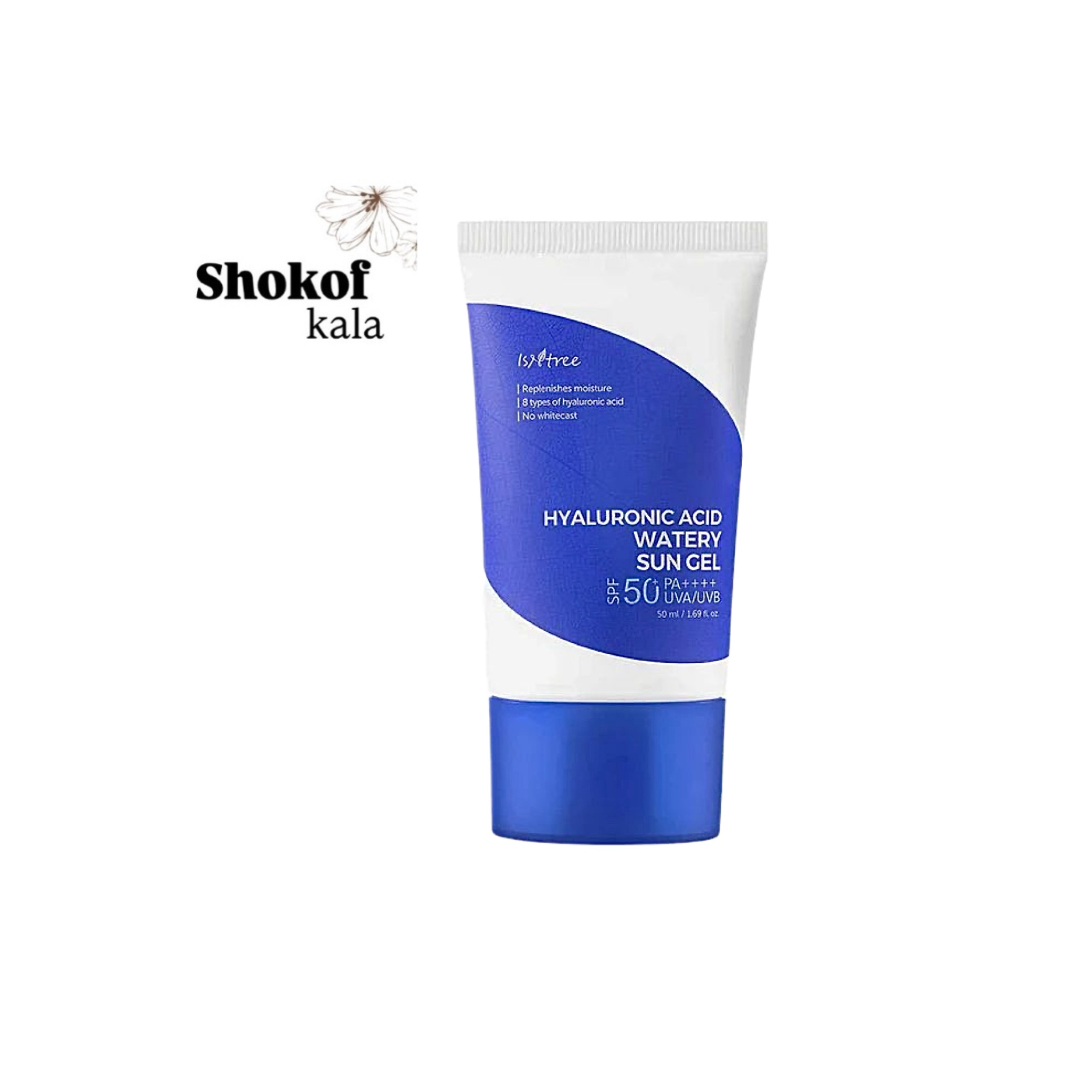 ضد آفتاب فیزیکی ژلی هیالورونیک اسید ایزنتری